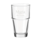 Preview: Latte Macchiato / Cappuccino Glas mit Gravur Kaffee Cocktail Muttertag Vatertag